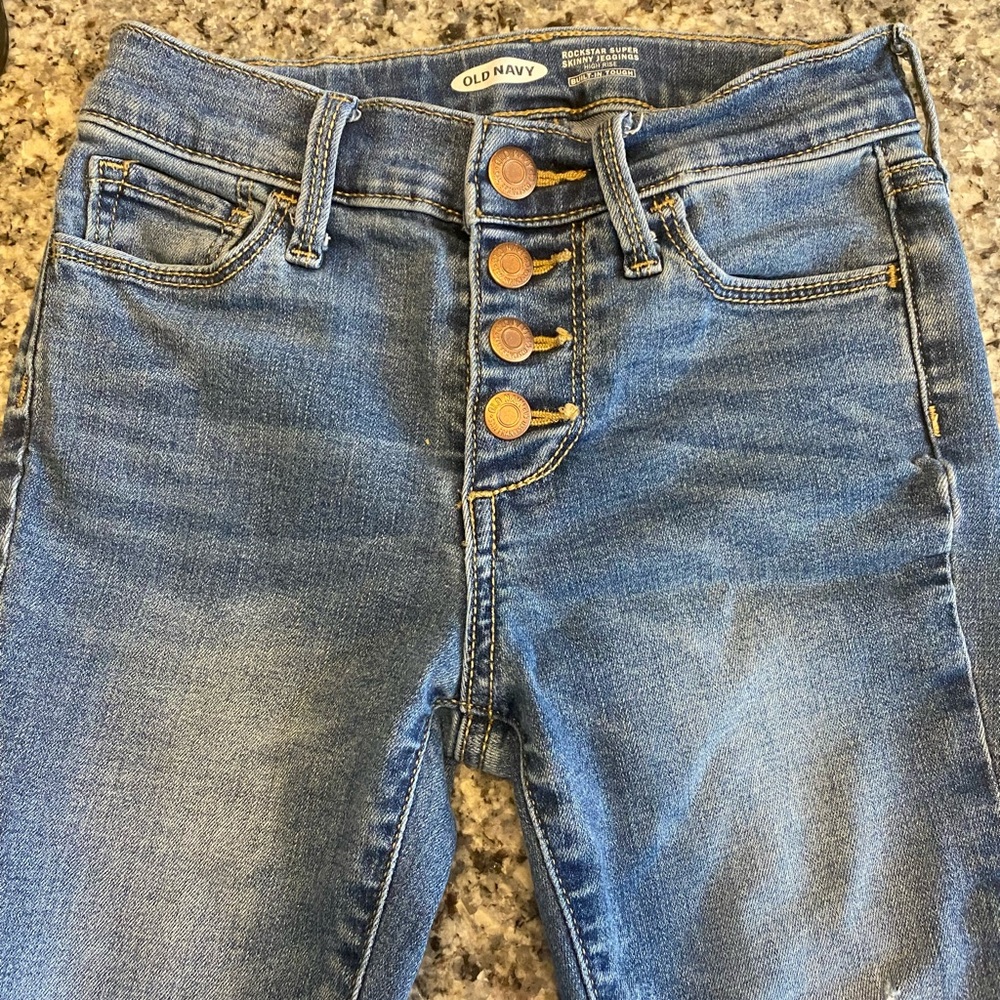 Old Navy girls size 7 skinny jeans